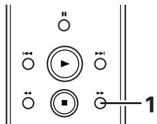 DENON DCD-SA1 - Auffinden eines Titels während des Schnellen Suchlaufs (Nur Fernbedienung) [Manueller Suchlauf] - 1
