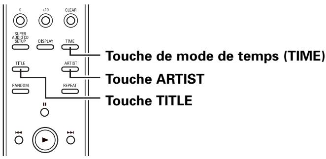DENON DCD-SA1 - Pour afficher un texte (Super Audio CD uniquement) - 1