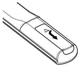 DENON DCD-SA1 - Insertion des piles - 1