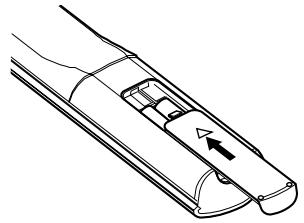 DENON DCD-SA1 - Introduccion de las pilas - 3