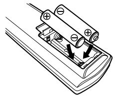 DENON DN-C200 - Insertion des piles - 2