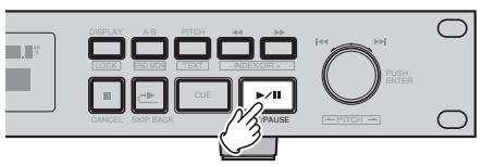 DENON DN-C640 - Mise sur pause de la lecture à n'importe quel point - 1