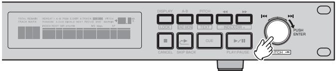 DENON DN-C640 - Avance jusqu'à la plage suivante pendant la lecture - 1