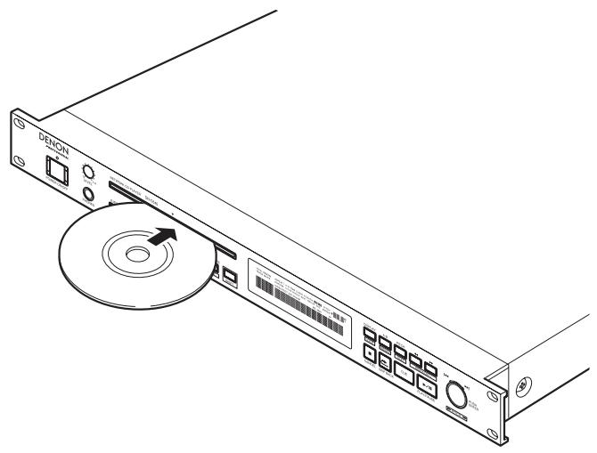 DENON DN-C640 - Insertion et éjection d'un DISQUE - 1