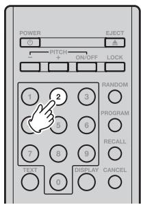 DENON DN-C640 - Exemple : pour faire la lecture de la plage 12 - 2