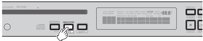 DENON DN-C640 - Utilisation du panneau avant - 1