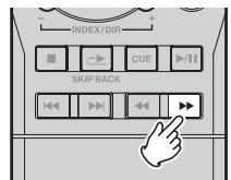 DENON DN-C640 - Recherche manuelle vers l'avant - 2