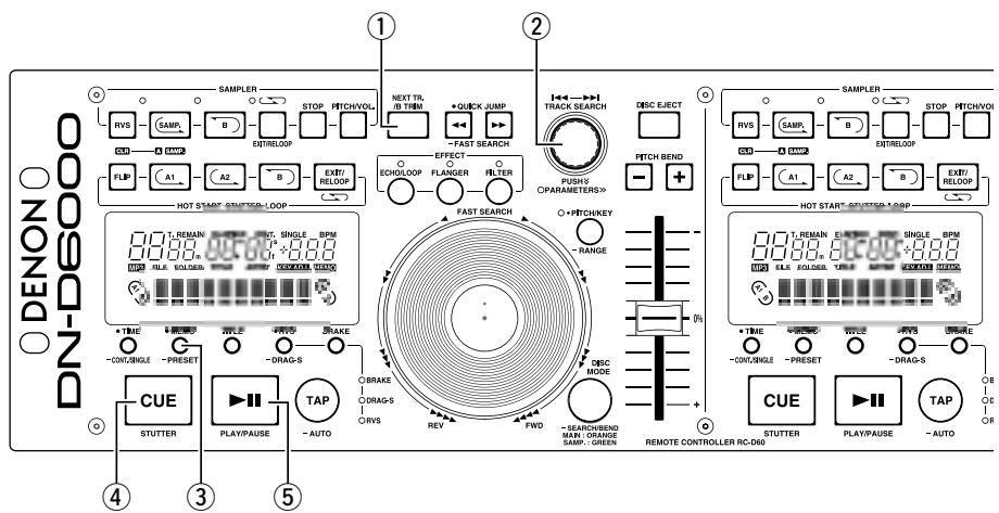 DENON DN-D6000 - NACHSTER TITEL - 1
