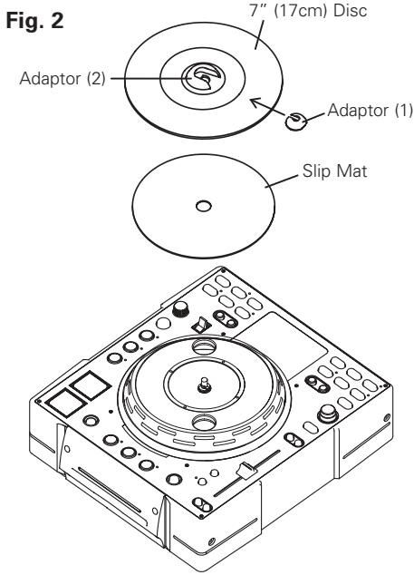 DENON DN-S3500 - - 7'' (17cm) record adaptor accessories - 2