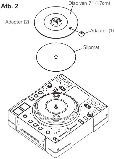 DENON DN-S3500 - - Adapteraccessoires voor grammofoonplaten van 17cm - 2