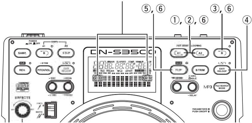 DENON DN-S3500 - Seamless Loop/Hot Start/Stutter (Botones A1, A2) - 1