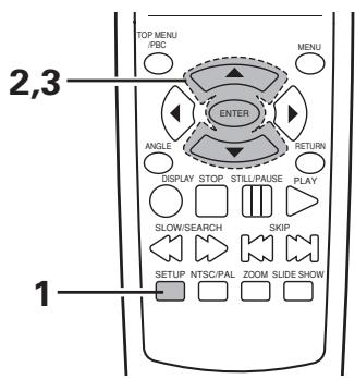 DENON DN-V310 - Pour quitter le mode réglage - 1