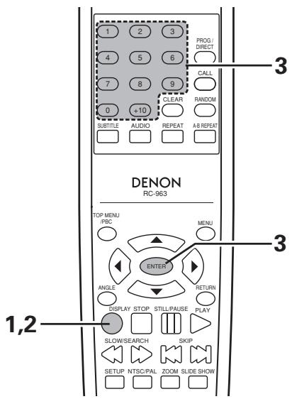 DENON DN-V310 - Remarque : - 1