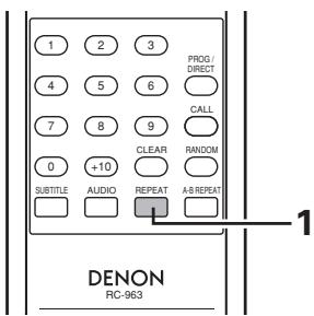DENON DN-V310 - Lecture répétée (repeat playback) - 1