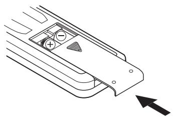 DENON DN-V310 - Insertion des piles - 3