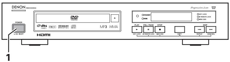 DENON DN-V310 - Modification des reglages par default - 1