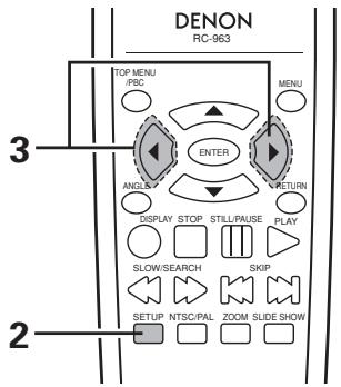 DENON DN-V310 - Modification des reglages par default - 2