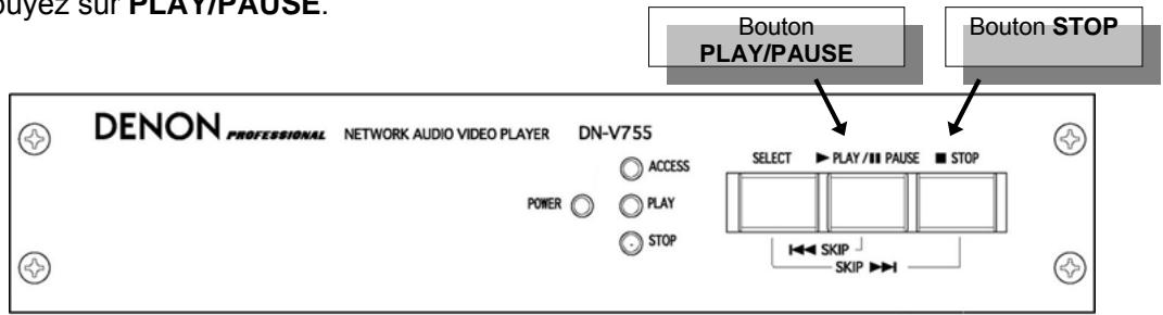 DENON DN-V755 - Contrôle de la lecture - 1
