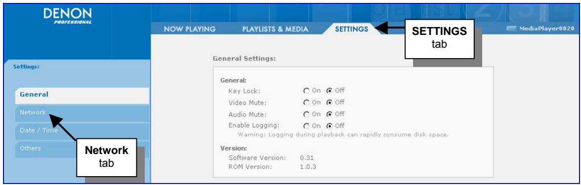 DENON DN-V755 - Modification du nom de l'unité - 1