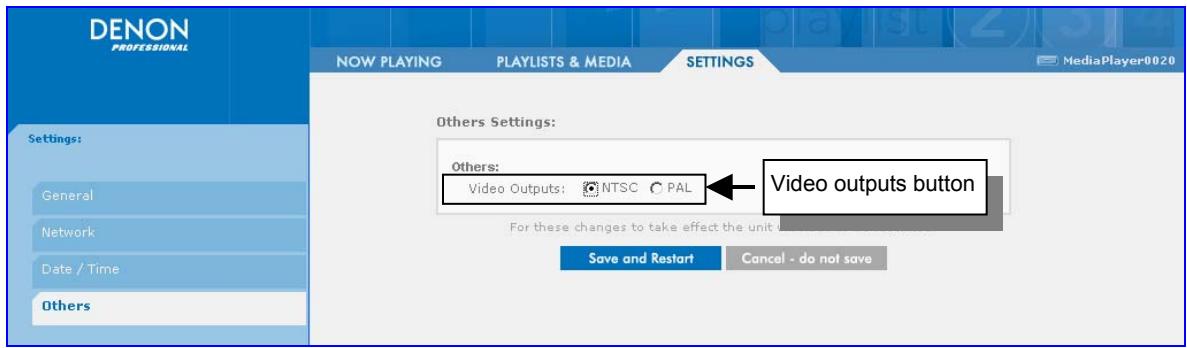 DENON DN-V755 - Autres paramètres - 2