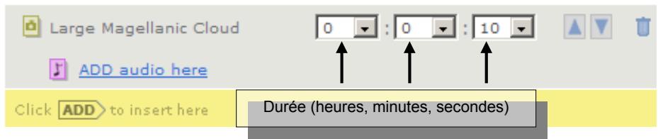 DENON DN-V755 - Ajouter une photo et régler sa durée d'affichage - 1