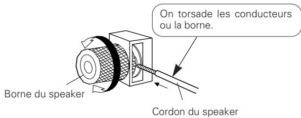 DENON PMA-SA1 - Connexion des enceintes - 1