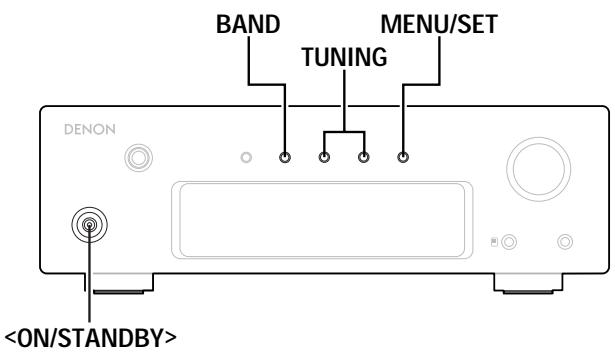 DENON D-F103 - Réglage de la minuterie quotidienne ou unique - 1