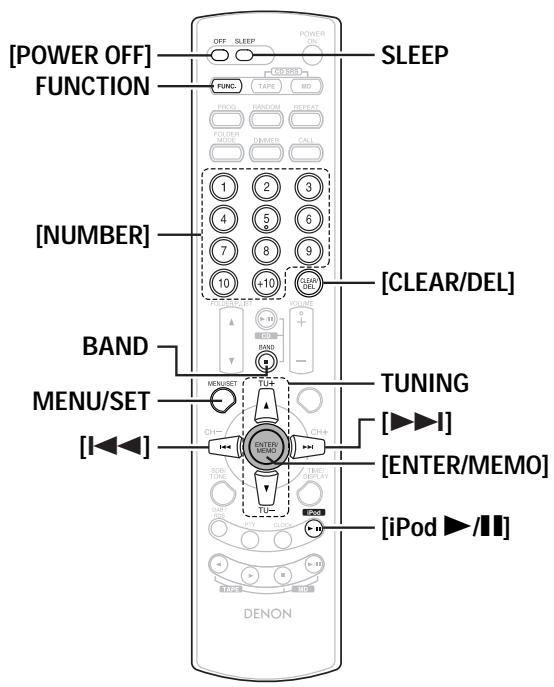 DENON D-F103 - Réglage de la minuterie quotidienne ou unique - 2