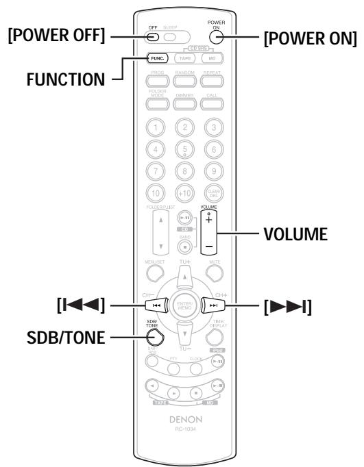 DENON D-F103 - Fonctionnement - 2
