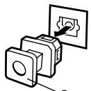 DENON DCD-2010AE - ■ Anschluß eines Lichtleitfaserkabels (handelsüblich) an den digitalen Audio-Eingangsanschluß (OPTICAL) - 1
