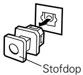 DENON DCD-2010AE - ■ Aansluiting van een verzeloptische kabel (los verkrijgbaar) op de digitale audio-ingangsaansluiting (OPTICAL) - 1