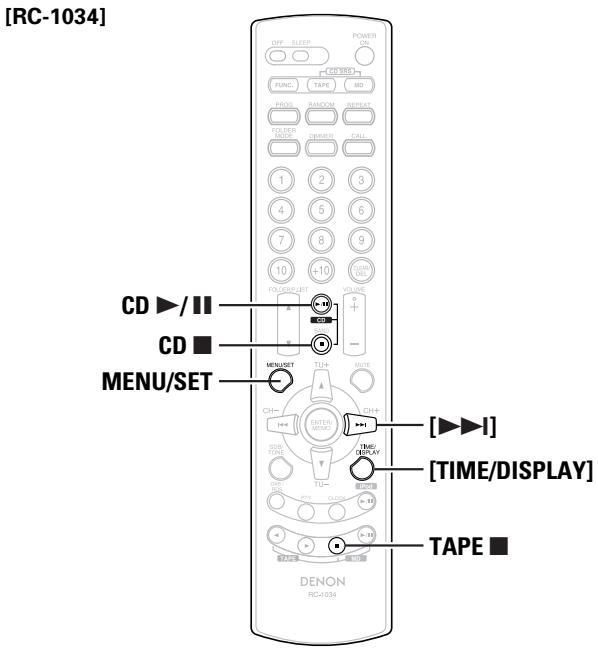DENON DF-102 - Télécommande du système - 5