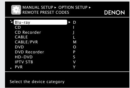 DENON AVR-2311 - Appuyez sur AMP pour permettre la télécommande en mode d'utilisation de l'amplificateur. - 2
