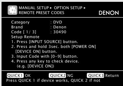 DENON AVR-2311 - Remarque - 2
