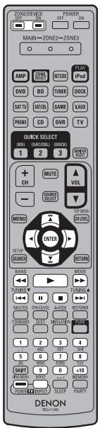 DENON AVR-2311 - - Utilisation avec lecteur CD / enregistreur CD - 1