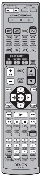 DENON AVR-2311 - Utilisation avec lecteur blu-ray disc / lecteur hd-dvd / lecteur DVD / enregistreur DVD - 1