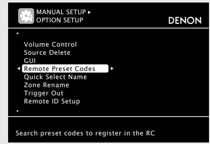 DENON AVR-2311 - Appuyez sur AMP pour permettre la télécommande en mode d'utilisation de l'amplificateur. - 1