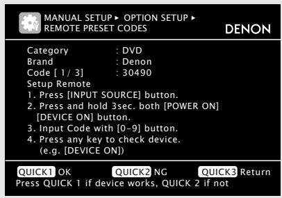 DENON AVR-2311 - Remarque - 1