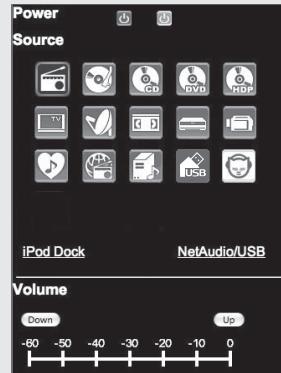 DENON AVR-3310 - Écran dédié à ipod touch. - 1