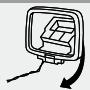 DENON AVR-590 - AM loop antenna assembly - 2