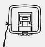 DENON AVR-590 - AM loop antenna assembly - 1