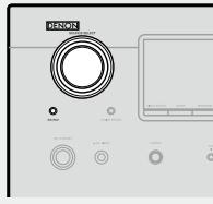 DENON AVR-590 - Press and select the input source. - 1
