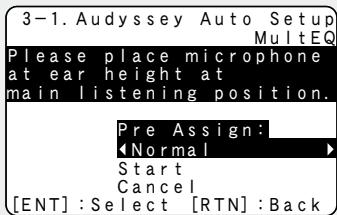 DENON AVR-590 - Changing the PRE OUT connectors assignment (Pre Assign) - 2