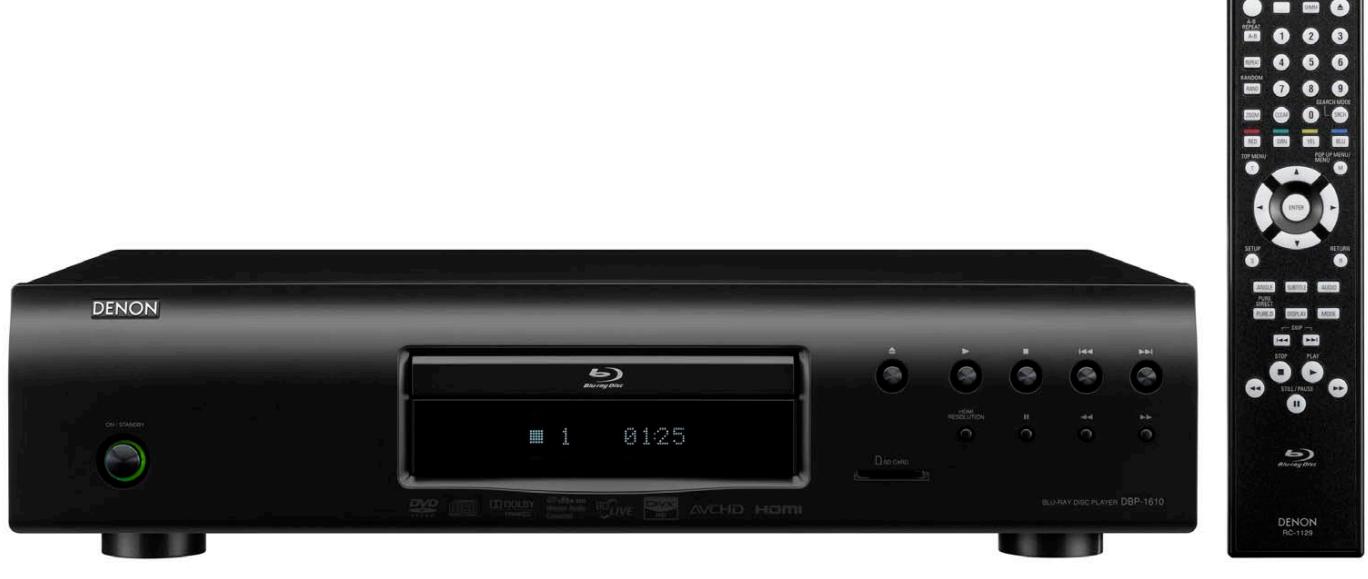 DENON BDP-1610_F.PDF - Lecteur blu-ray compatible dolby truehd, dts-hd master audio et vidéo haute définition. complément idéal des nouveaux amplificateurs audio/video denon permettant la connexion audio/vidéo via un seul câble, en HDMI. - 1