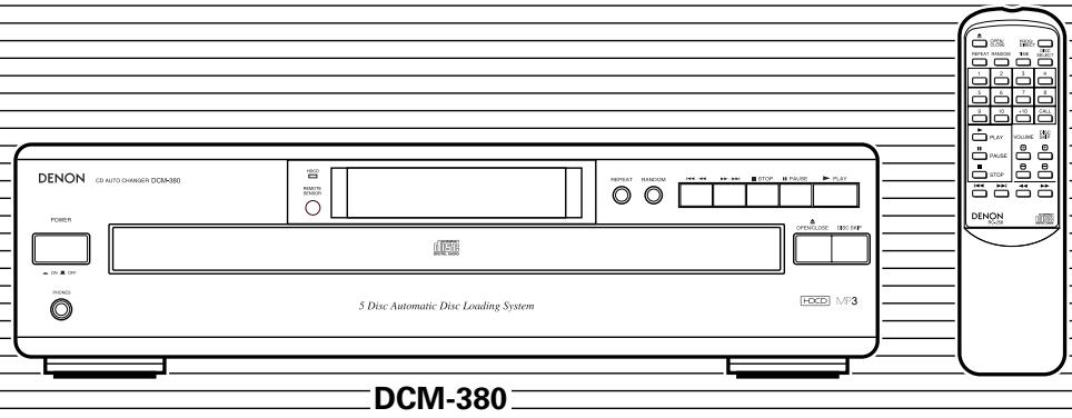 DENON DCM-280 - INSTRUCCIONES DE OPERATION - 1