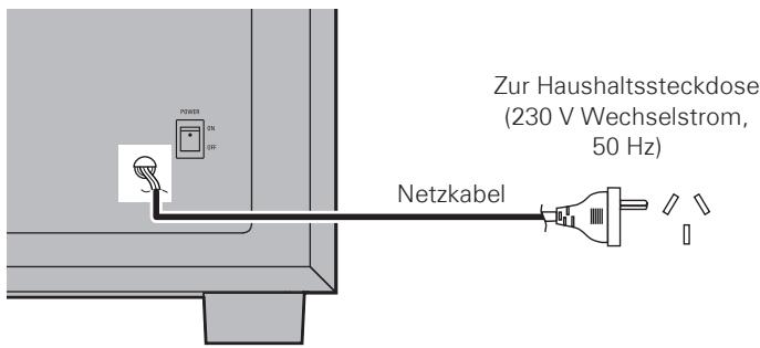 DENON SYS-391HT - Anschluss des Netzkabels - 3