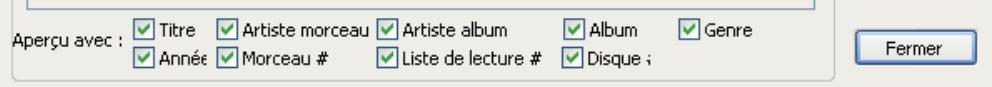 DENON TRANS MUSIC MANAGER - Cliquez sur "nommer les fichie". - 5
