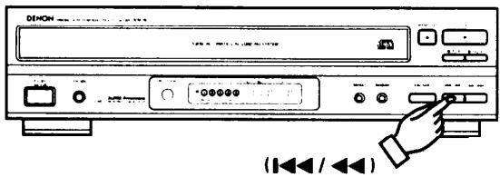 DENON DCM-260 - Pour retourner au début de la piste en cours de lecture. Recherche automatique - 1