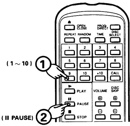 DENON DCM-260 - Repérage par sélection directe - 1