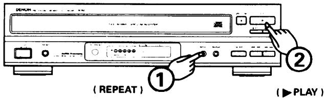 DENON DCM-260 - Pour répéter la lecture de - 1
